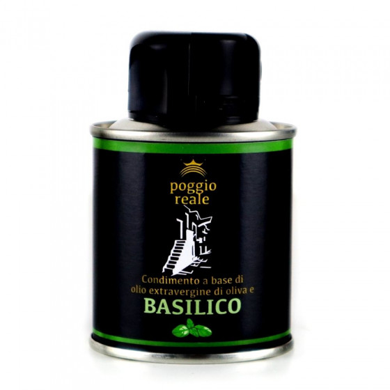 Poggio Reale Condimento Olio Extravergine di Oliva  Basilico Litri 0,100