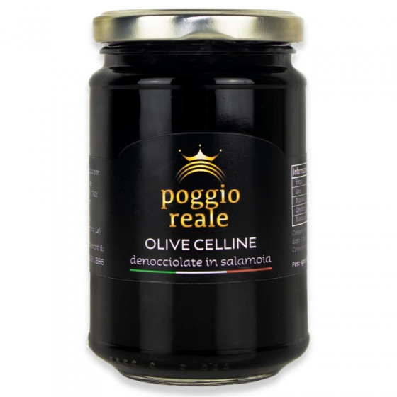 Poggio Reale Olive Cellina di Nardo Snocciolate 5 Pezzi da 160 Grammi in Vetro